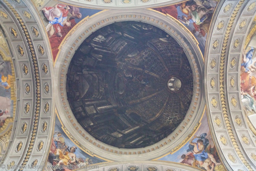 Sightseeing in Rome Painted Dome Church